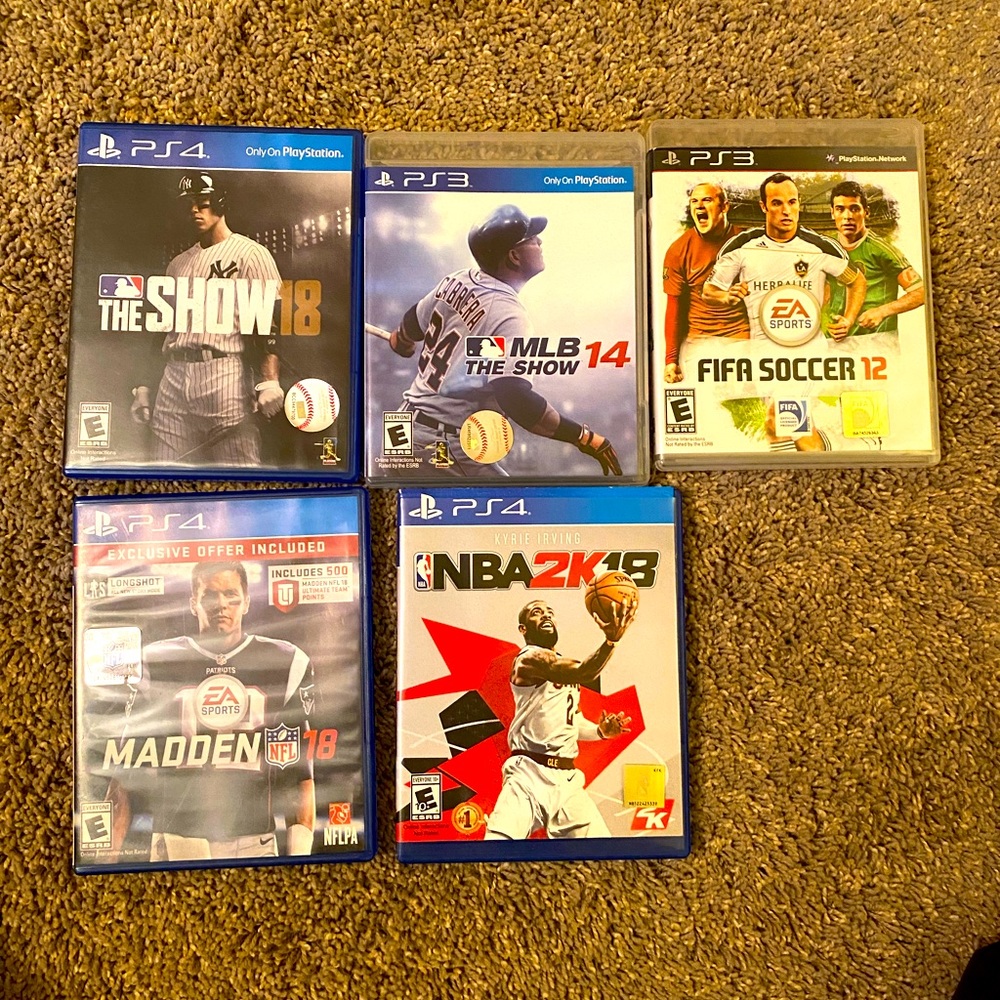 PS4 PS3 sports games